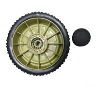 Sileduove Kit de Remplacement de Roues de Tondeuse à Gazon Avant et arrière en Plastique pour Honda HR214 HRU214 HRU215 Series (Roue arrière) 20 cm