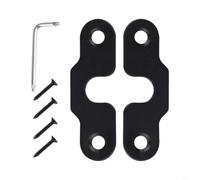 Sileduove Kit de réparation de pare-soleil en acier inoxydable pour Jeep pour Wrangler 2018 à 2024 et pour gladiator 2020 à 2024 Clips de montage sécurisés avec espace de rangement Noir