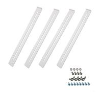 Sileduove Kit de réparation de tiroir robuste, support de renfort inférieur, support de fixation en bois, quincaillerie pour meubles, gamme réglable de 35,6 à 61 cm, construction en acier pour
