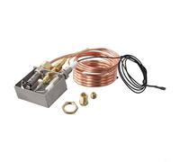Sileduove Kit de thermocouple pour cheminée à gaz, construction en acier inoxydable, résistant au vent, longueur 900 mm, avec raccord M8, compatible avec le propane