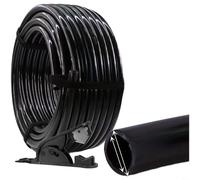 Sileduove Kit d'irrigation goutte à goutte en polyéthylène, avec minuterie à connexion rapide, système d'arrosage réglable, pour serre et plantes d'extérieur (H)