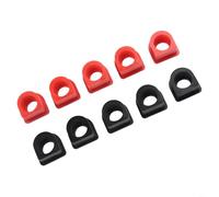 Sileduove Lot de 10 connecteurs étanches pour connecteurs Anderson dans un design élégant rouge et noir, pour les configurations électriques extérieures (175 A)