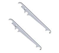 Sileduove Lot de 2 clés de réglage en acier chromé, pour roulements d'angle, pour garantir un fonctionnement fluide et une résistance à la rouille dans des conditions humides