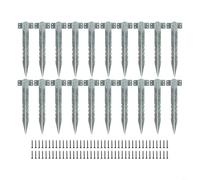 Sileduove Lot de 20 supports de connexion pour traverses de chemin de fer pour projets de bois en plein air, y compris les lits surélevés, l'installation d'allée, le travail de bord de retenue