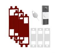 Sileduove Lot de 3 rubans adhésifs et clés sans perçage, pour sonnette vidéo Tapo TD21 D210 D235, avec coussinets solides, pour une installation facile