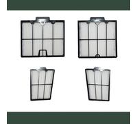 Sileduove Lot de 4 cartouches filtrantes jetables en plastique pour entretien de piscine Blanc 20 x 20 x 3 cm