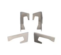 Sileduove Lot de 4 supports de joint de poêle de barbecue en acier inoxydable, entretoises de 5 cm pour foyer, bouilloire, grille annulaire, plancha pour Weber, support optimal de flux d'air pour le