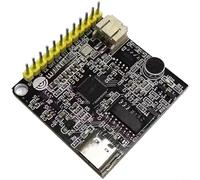 Sileduove LU-ASR01 Module de reconnaissance vocale hors ligne, avec personnalisable, pour les mots de réveil et 98 % de précision, pour le contrôle de la maison intelligente avec 8 ports E/S (soudé)
