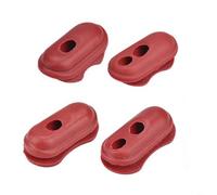 Sileduove Manchon de câble en caoutchouc de silicone pour Xiaomi pour scooter électrique MI 1S Essential pour M365 Pro, protection flexible contre l'usure et les éléments, gris, rouge, bleu (rouge)