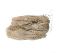 Sileduove Matériau de nidification d'oiseaux en jute naturelle - 40 g - Fibres douces pour canaris, colombes et petits oiseaux - Literie biodégradable pour nids confortables (1 pièce (40 g)