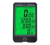 Sileduove Ordinateur de vélo à écran tactile 576 A rechargeable par USB, compteur de vitesse, compteur de vitesse, compteur de vélo en 2 langues avec écran LCD