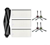 Sileduove Pour Ecovacs, filtres, brosses latérales, pour Ecovacs pour Deebot pour OZMO U2 DGN22 Robot aspirateur Buddy Pack avec brosse principale