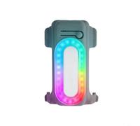 Sileduove Projecteur coloré pour DJI Neo 2 : lumière LED compacte ABS avec modes multicolores pour la photographie aérienne de nuit, visibilité améliorée et dynamique pour les effets d'éclairage, gris