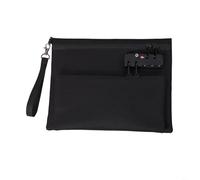 Sileduove Sac à documents imperméable et ignifuge avec verrouillage sécurisé, conçu pour organiser et protéger les documents importants et les appareils électroniques du feu et de l'eau