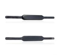 Sileduove Sangle de tête professionnelle rembourrée en cuir PU pour DJI N3 - Support confortable réglable - Noir