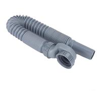 Sileduove Siphon flexible, tuyau de vidange pour lavabo, tuyau flexible universel, tuyau d'évacuation de baignoire, tuyau d'évacuation télescopique anti-odeurs, seau en bois, tuyau de sol, tuyau