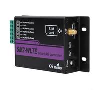 Sileduove SM2 WLTE 4G Contrôleur d'alarme SMS, avec application, pour surveillance de la température et de l'humidité et alertes de panne de courant, commutateur de relais à double canal