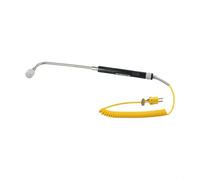 Sileduove Sonde de température de type K Thermocouple à fil à ressort avec poignée isolée pour thermomètre numérique plage de test de -50 °C à 500 °C (NR-81533B)