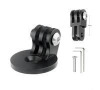 Sileduove Support de caméra d'action en alliage d'aluminium avec vis M6 x 35 mm pour fourche de 286 mm enregistrement stable sur terrain accidenté Fixation sécurisée Finition noire
