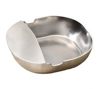Sileduove Support de couvercle de casserole, cuillère, étagère de rangement pour louche, design vertical peu encombrant, passe au lave-vaisselle, facile à nettoyer, acier inoxydable 304, robuste et