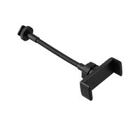 Sileduove Support flexible pour smartphone avec vis de 6,35 mm et sabot de fixation, support de téléphone en alliage d'aluminium pour diffusion en direct, compatible avec les téléphones portables