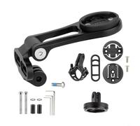 Sileduove Support pour ordinateur de vélo avec support de phare avant et extension de caméra pour Garmin Bryton pour Cateye - Support de tige en alliage d'aluminium avec vis M5 de 10 à 36 mm - Design
