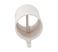 Sileduove Vanne de contrôle du volume d'air, clapet anti-retour à commutation manuelle, régulateur en plastique CVC, réglage précis du flux d'air, poignée à 90 degrés, diamètre de 75 à 200 mm