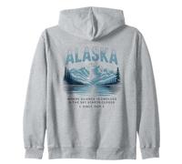 Silence Éternel et Ciel Proche en Alaska Sweat à Capuche