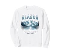 Silence Éternel et Ciel Proche en Alaska Sweatshirt