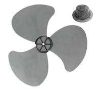 Silence Fan Blade - 35cm 3-Blade Fan Propeller | PP Cooling Fans Rotor Spare Part | Replacement Blade For Pedestal, Standing, Floor & Table Fans | Ventilator Repair Accessory