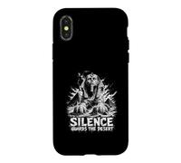 Silence Guards Pyramides du Sphinx du Désert Egypte Coque pour iPhone X/XS