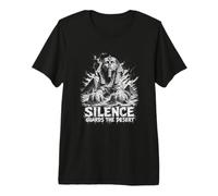 Silence Guards Pyramides du Sphinx du Désert Egypte T-Shirt Haut de Gamme