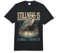 Silence is A Skill I Have It Oiseau héron Comfort Colors Adult Heavyweight T-Shirt