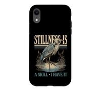 Silence is A Skill I Have It Oiseau héron Coque pour iPhone XR