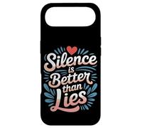 Silence is Better Than Lies Citations de Drame de vérité |- Coque pour iPhone Air