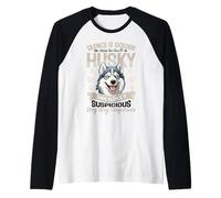 Silence is Golden Unless You Have A Husky Then Silence is Manche Raglan