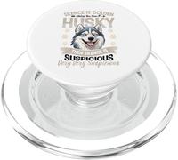 Silence is Golden Unless You Have A Husky Then Silence is PopSockets PopGrip pour MagSafe