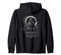 Silence is The Blade Samourai Moine Zen Warrior Sweat à Capuche