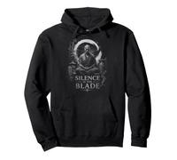 Silence is The Blade Samourai Moine Zen Warrior Sweat à Capuche