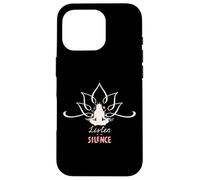 Silence méditatif : Yoga Lotus Design Coque pour iPhone 16 Pro