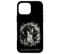 Silence of Speed Horse Rider Moody Equestrian Design Coque pour iPhone 16 Pro Max