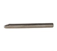 Silence pour banjo Argenté 9 x 1 cm | Construction en métal, finition argentée, réduit le volume, maintient les notes, s'adapte à la plupart des banjos