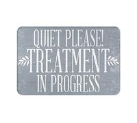 Silence, s'il Vous Plaît. Traitement en Cours. Ne Pas Déranger. Welcome Paillassons Antidérapant Paillasson Intérieur Lavable en Machine Tapis De Bain pour Couloir Porte Salon 40X60Cm