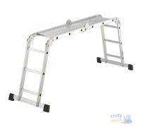 Silence SNC Échelle Multifonction 3x4 en Aluminium EN131, 3 Pioli