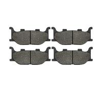 Silencieuses Plaquettes Frein Pour Virago Pour XV 1100 1999 Pour Vstar Pour Dragstar Pour Classic Pour Custom Pour Midnight Pour Silverado 99-09 Plaquettes Frein Avant Arrière(2 Pairs Front)