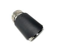 Silencieux 1 Pièce De Buse D'échappement Universelle Simple Pour Voiture Tube En Acier Inoxydable Silencieux Arrière En Fibre Carbone Mat Tuyau D'échappement(ID 67MM-OD 101MM)