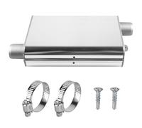Silencieux 24 mm en alliage d'aluminium - Accessoire de chauffage auxiliaire - Chauffage diesel - Silencieux pour systèmes d'échappement de voiture