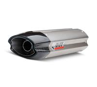 MIVV Silencieux Slip-On Suono UH.037.L7 pour Honda CBR 600 RR 2007-12/2013-16 Argenté Homologué