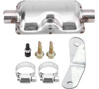 Silencieux, acier inoxydable Silencieux durable avec gaz d'échappement du support de montagne pour le chauffage Eberwebasto tuyau