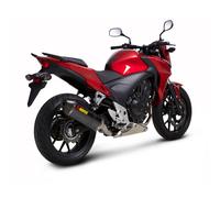 Silencieux Akrapovic En Carbone Slip-On Hexagonal Pour Honda CBR500R 2013-2015